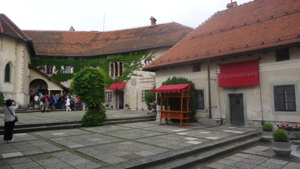Interior del castillo de Bled